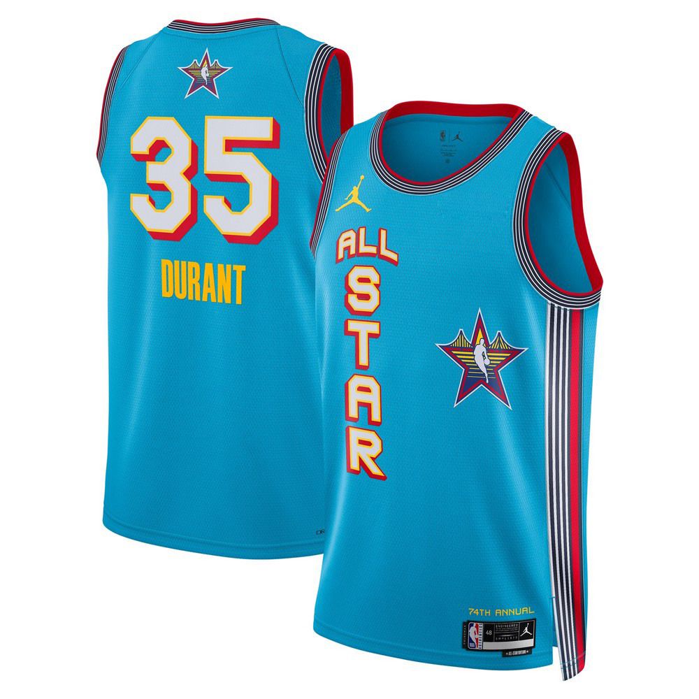 Kevin Durant Jordan Brand Unisex Light Blue 2025 NBA All-Star Game Swingman Player Jersey-Pro Kit Vault | Brand New 26/27 Sports Jerseys